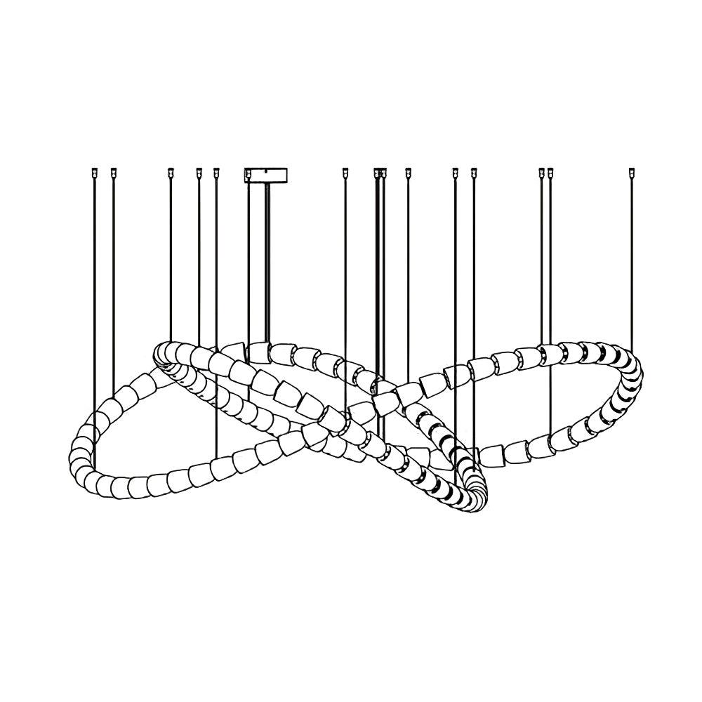 Gabriel Chrome Crystal Chandelier - view 44