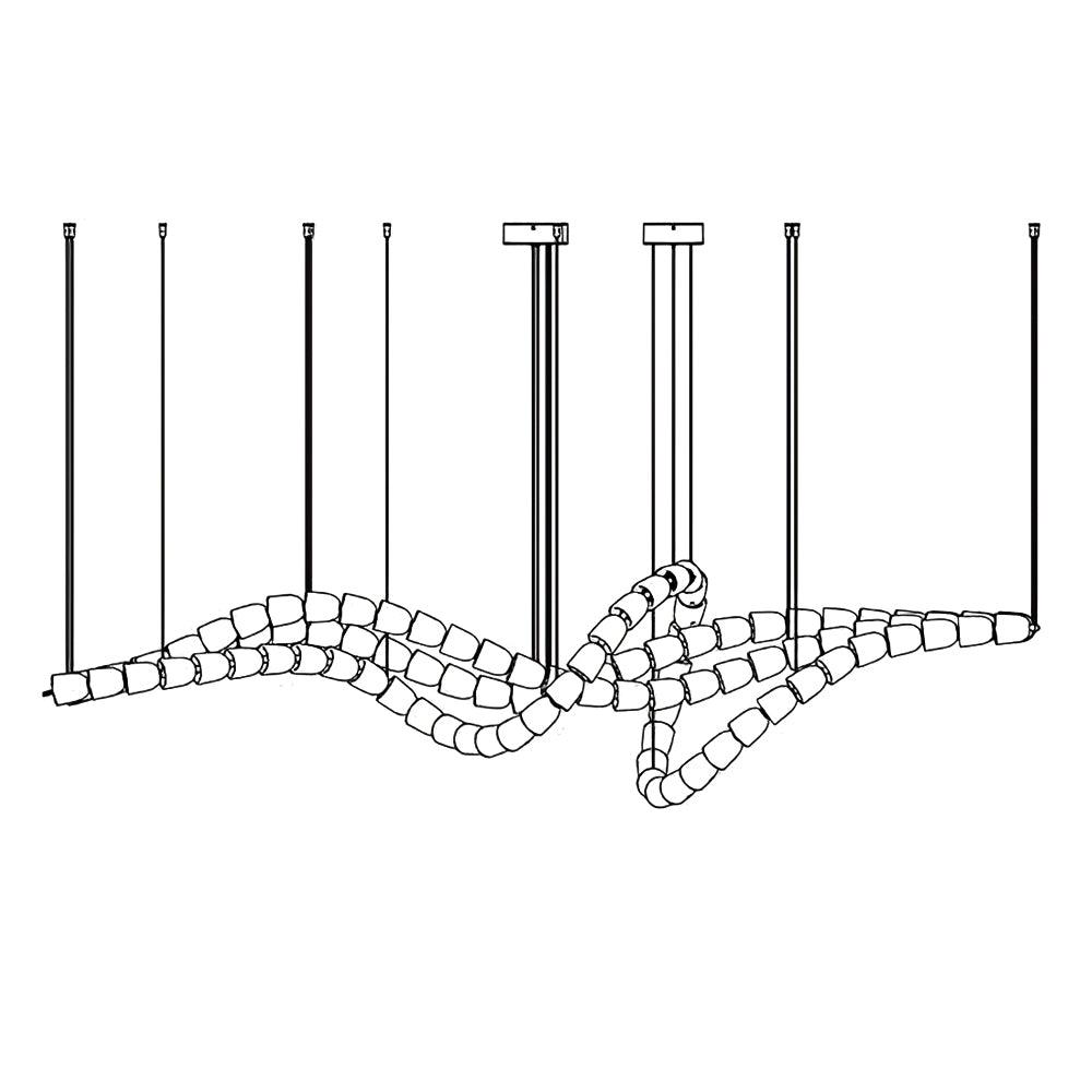Gabriel Gold Crystal Chandelier - view 51