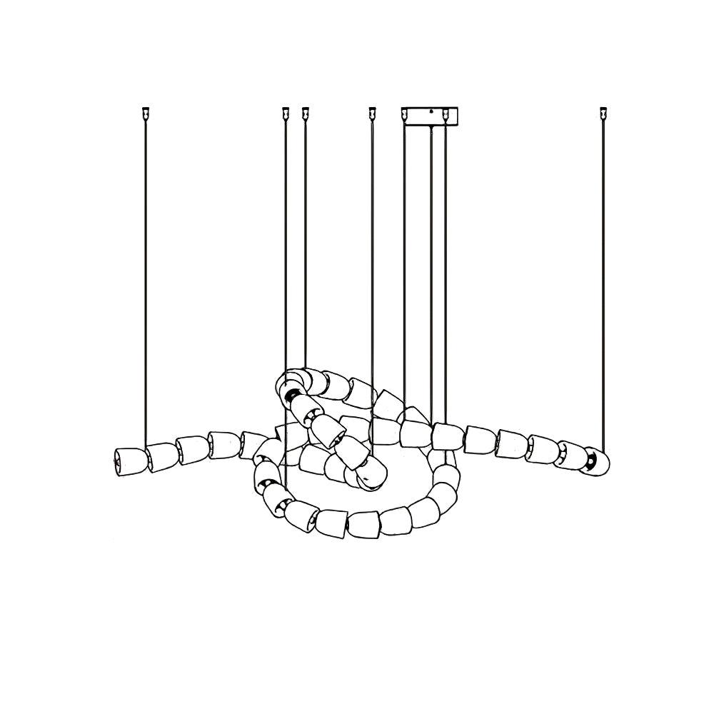Gabriel Chrome Crystal Chandelier - view 50