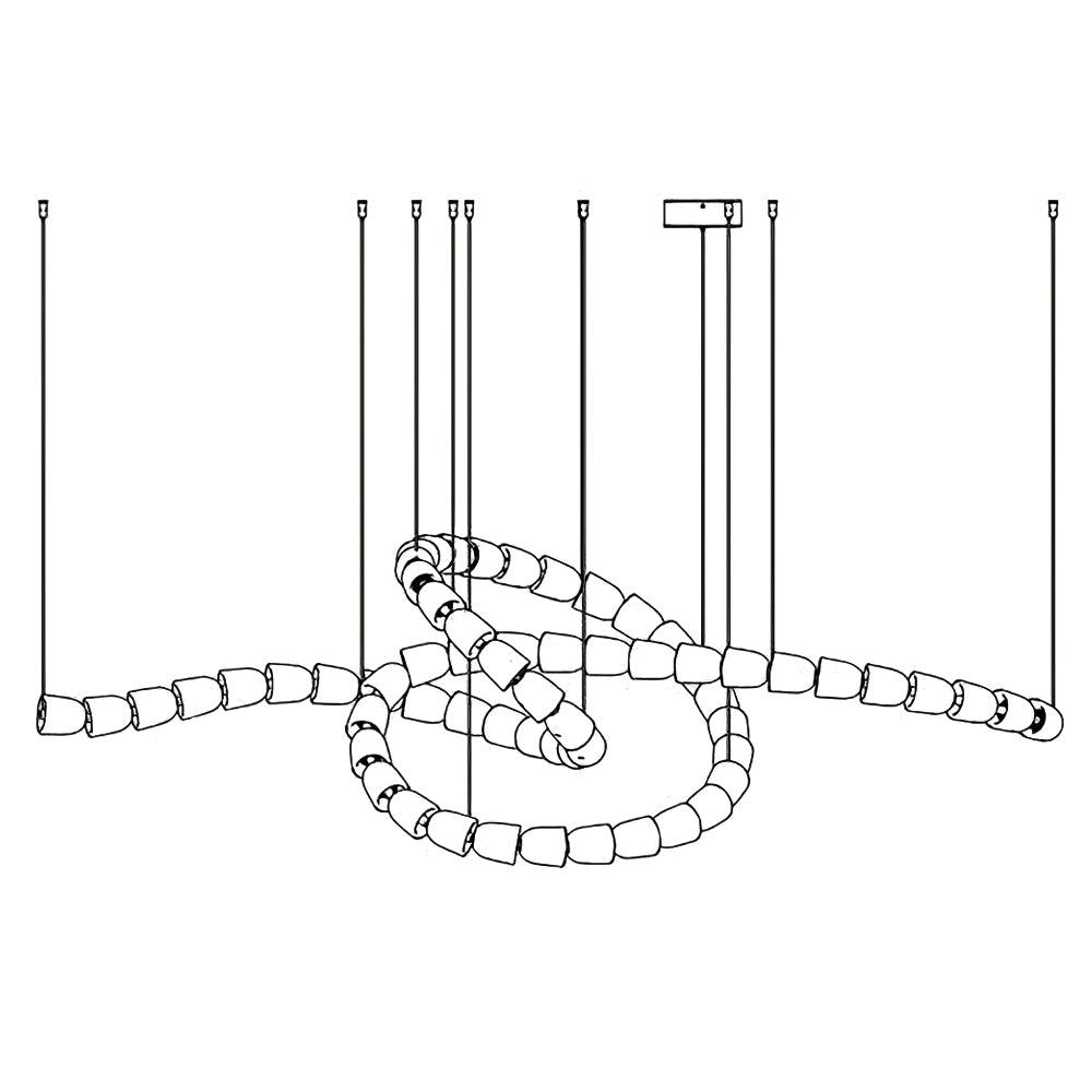 Gabriel Chrome Crystal Chandelier - view 52