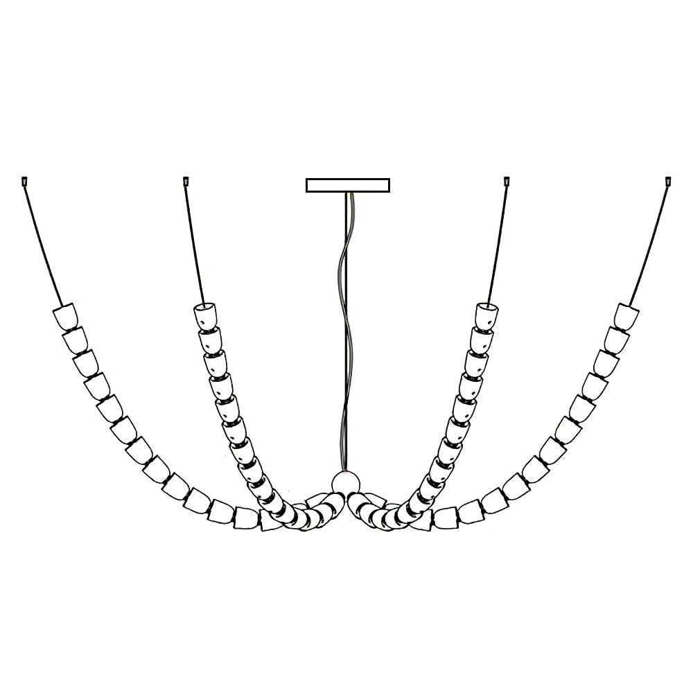 Gabriel Gold Crystal Chandelier - view 66