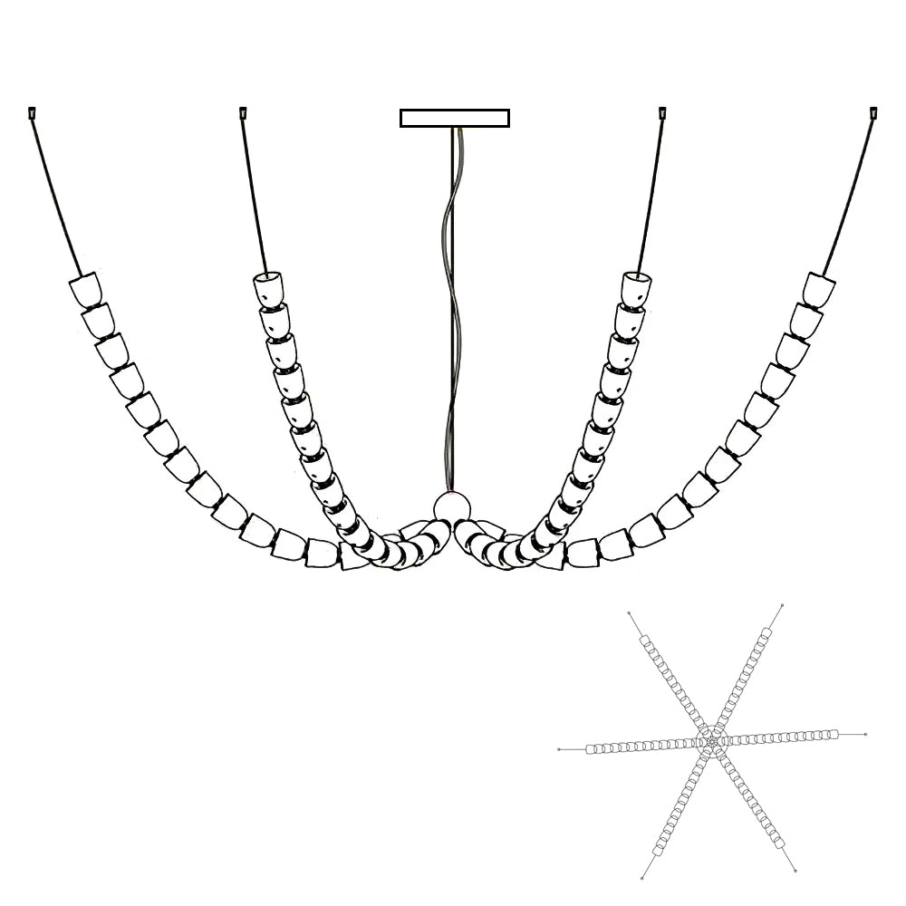 Gabriel Chrome Crystal Chandelier - view 85