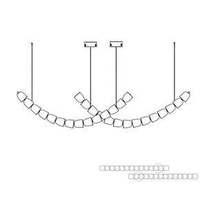 Gabriel Chrome Crystal Chandelier - view 74