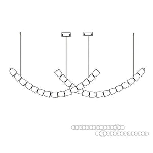 Gabriel Chrome Crystal Chandelier - view 75