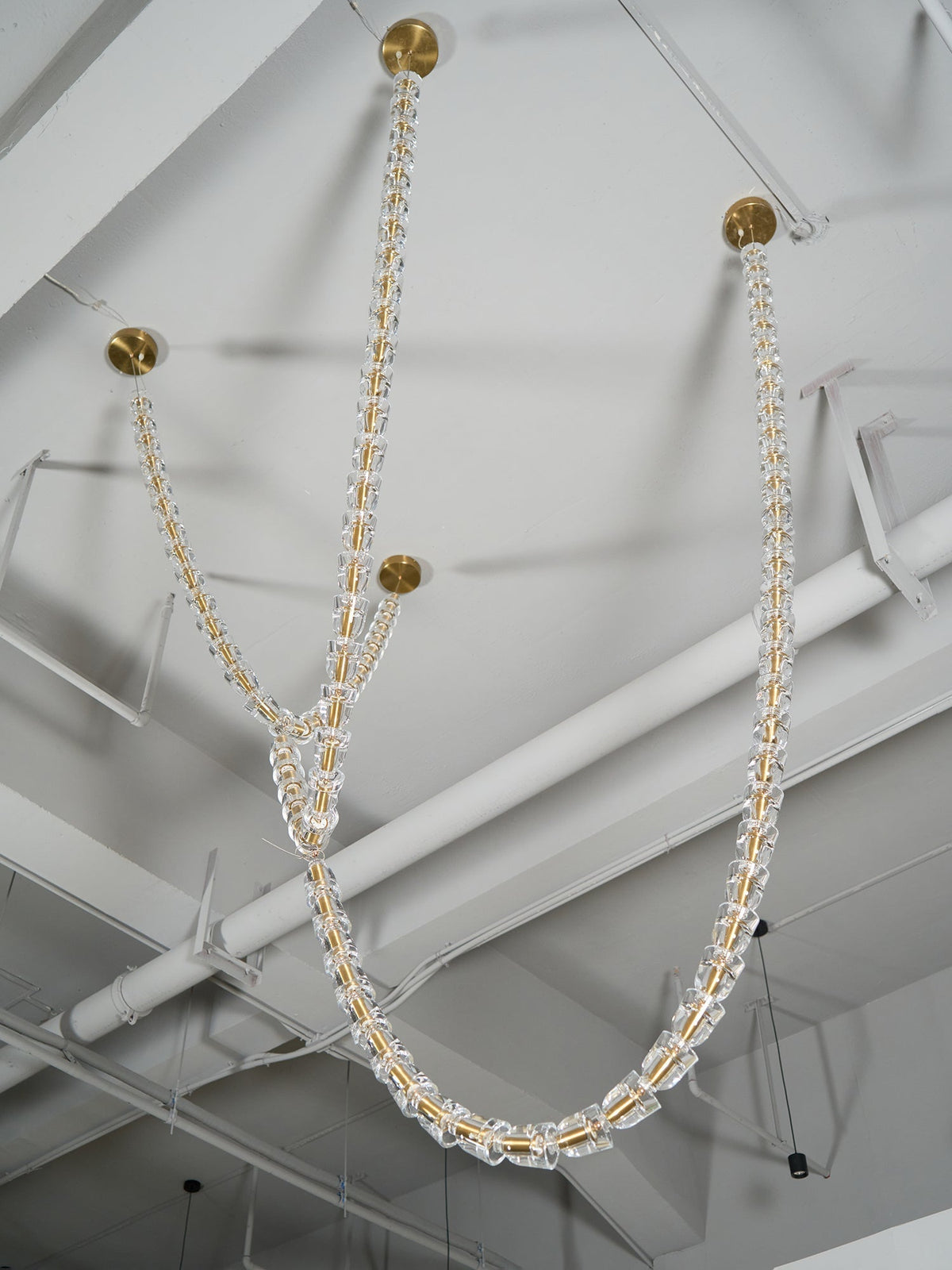 Gabriel Gold Crystal Chandelier - view 4