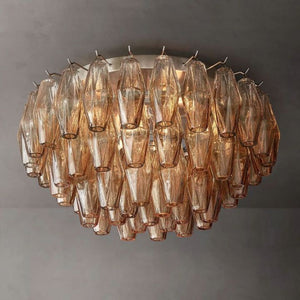 Galaxy Smoke Glass Flushmount 22", flush mount - view 3