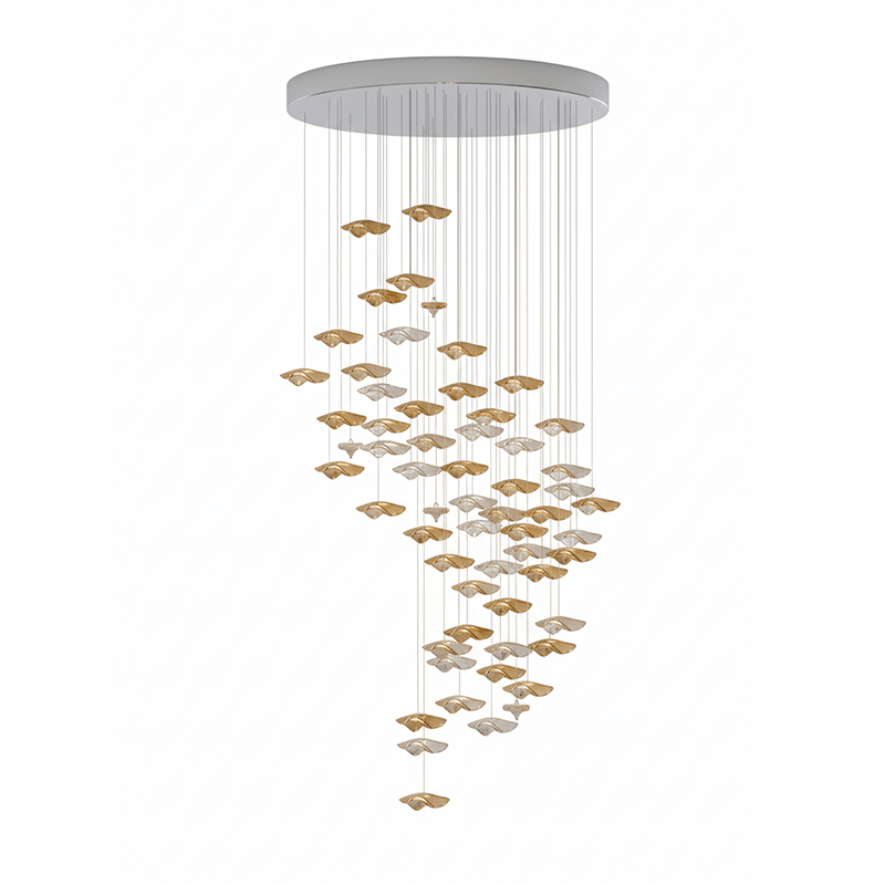 Galaxy Tidal Art Glass Crystal Spiral Chandelier - view 97