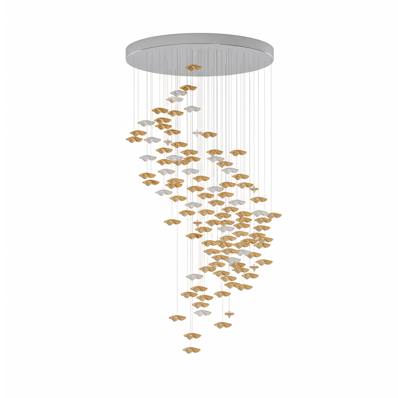 Galaxy Tidal Art Glass Crystal Spiral Chandelier - view 95