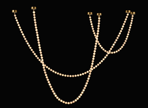 Alabaster Pearl Necklace Chandelier - view 47