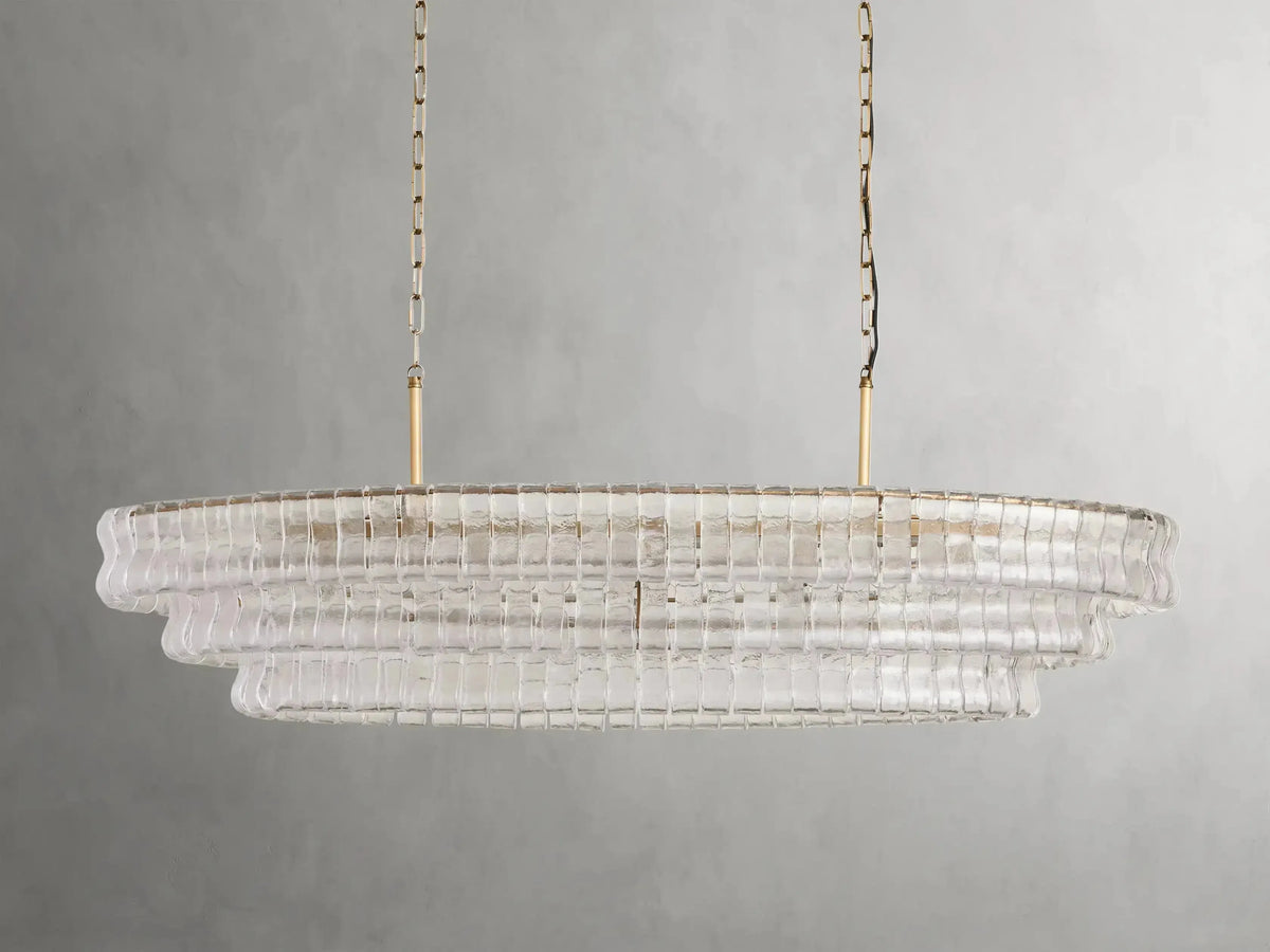 Ghiaccio Oval Chandelier 54''65'' - view 7