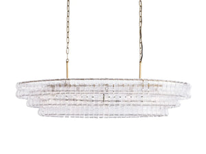 Ghiaccio Oval Chandelier 54''65'' - view 5