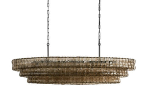 Ghiaccio Oval Chandelier 54''65'' - view 3