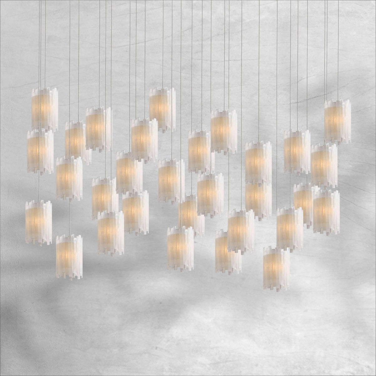 Gianna Rectangular Chandelier 15/30 Light - view 5