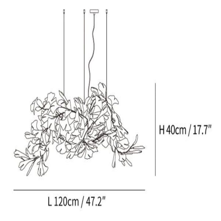 Ginkgo Luxury Chandelier Style G - view 12