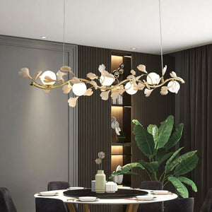 Gingko Glass Chandelier - view 4