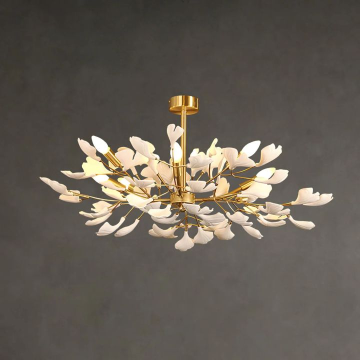 Gingko Luxury Chandelier Style A - view 2