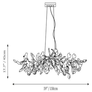 Gingko Chandelier Style C - view 16
