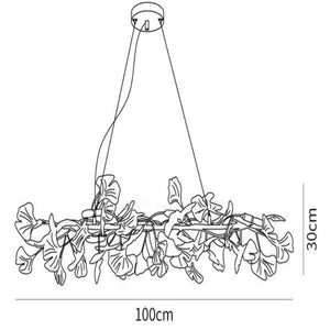 Ginkgo Luxury Chandelier Style E - view 9