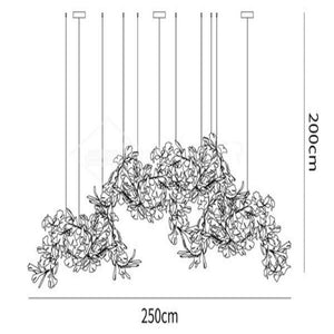 Gingko Luxury Chandelier Style H - view 11
