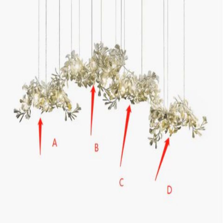 Gingko Luxury Chandelier Style H - view 13