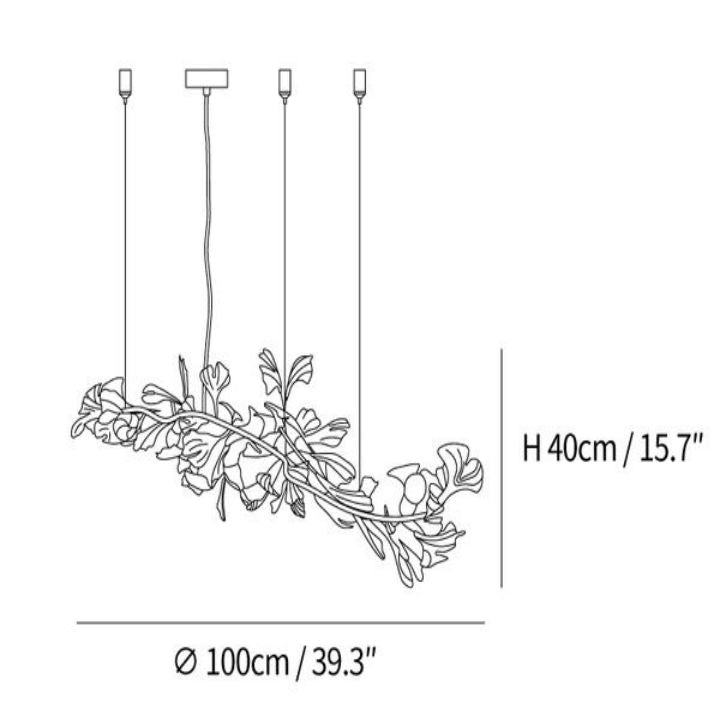 Ginkgo Luxury Chandelier Style I - view 11