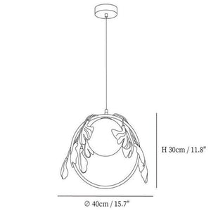 Ginkgo Pendant Lamp, chandelier - view 7