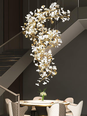Gingko Ceramic Branch Chandelier Q - view 19