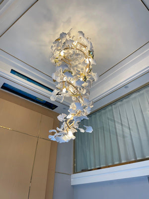 Gingko Ceramic Branch Chandelier Q - view 21