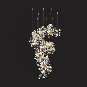 Gingko Ceramic Branch Chandelier Q - view 22