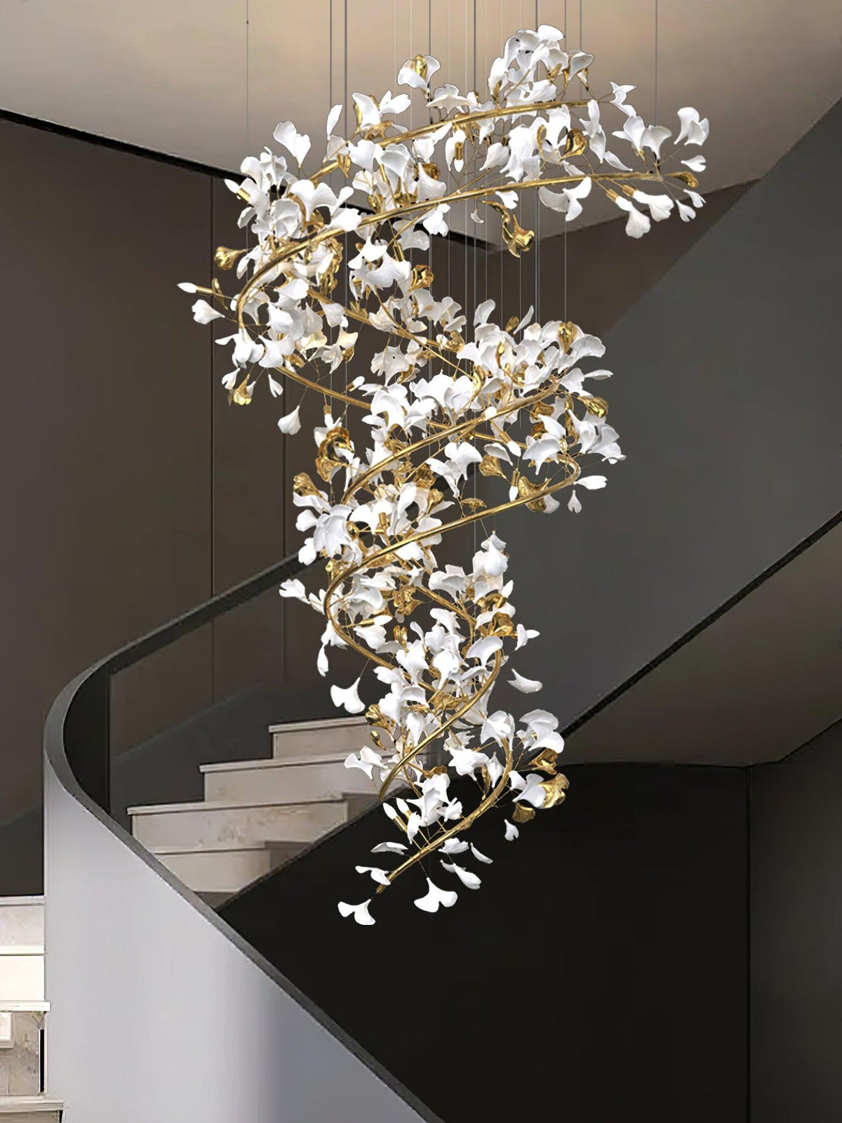 Gingko Ceramic Branch Chandelier Q - view 14