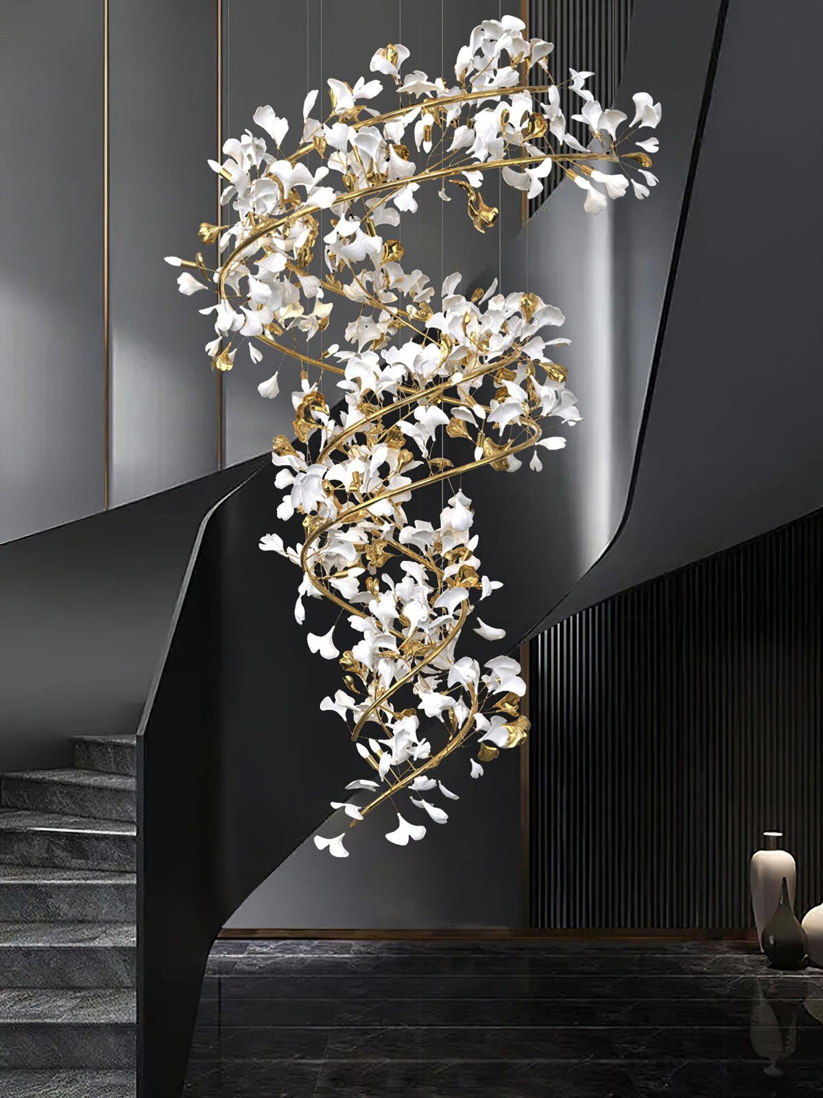 Gingko Ceramic Branch Chandelier Q - view 17