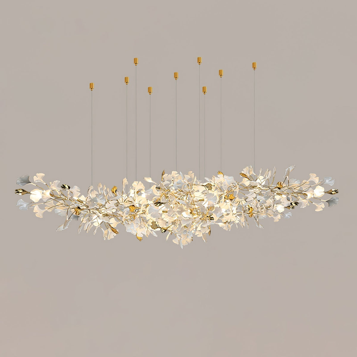 Gingko Ceramic Branch Chandelier Z - view 53