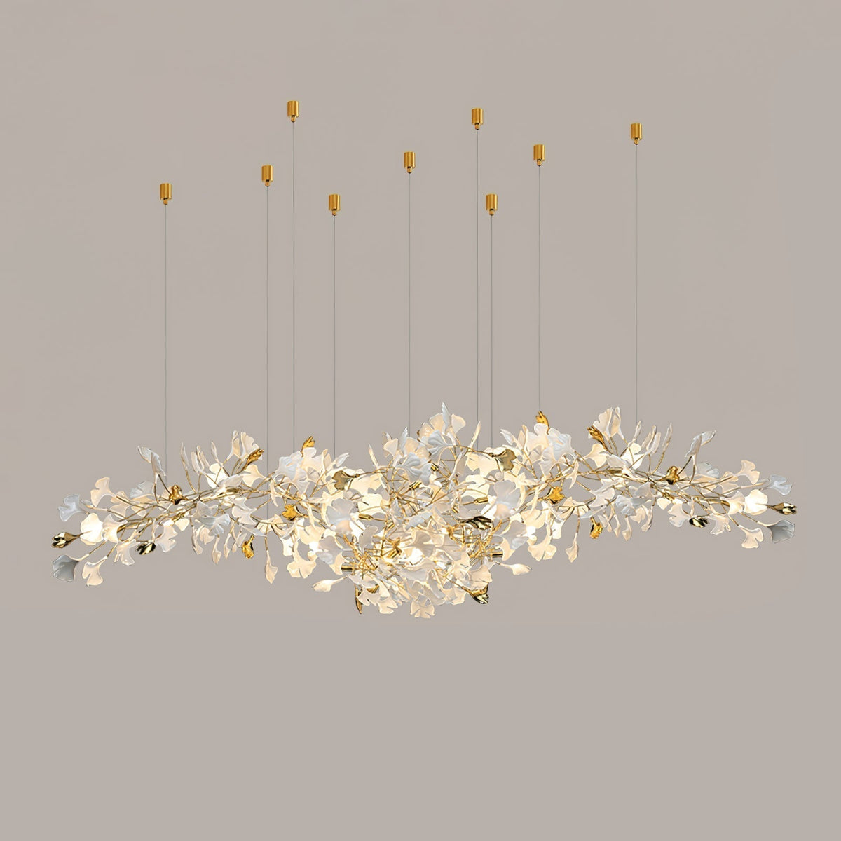 Gingko Ceramic Branch Chandelier Z - view 49