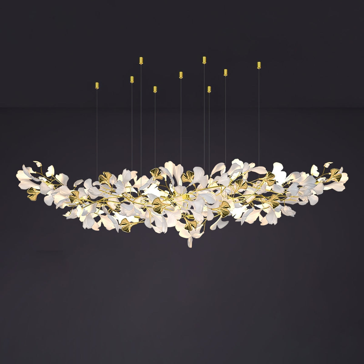 Gingko Ceramic Branch Chandelier Z - view 40