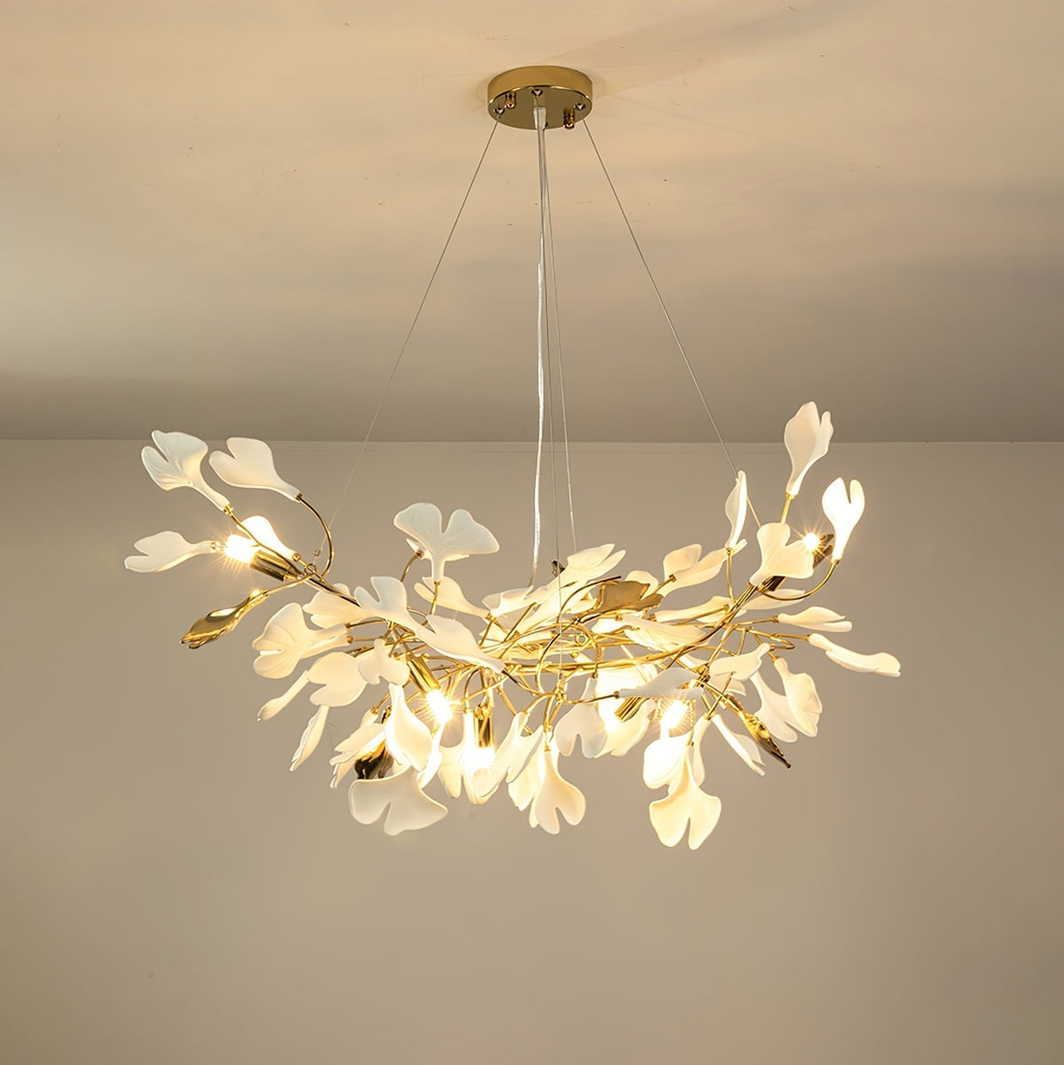 Gingko Ceramic Branch Chandelier Z - view 8