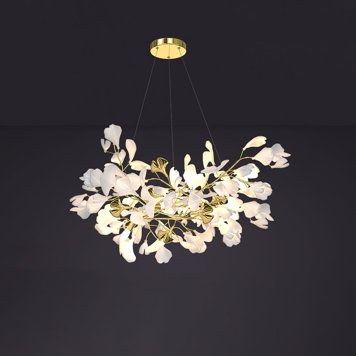 Gingko Ceramic Branch Chandelier Z - view 37