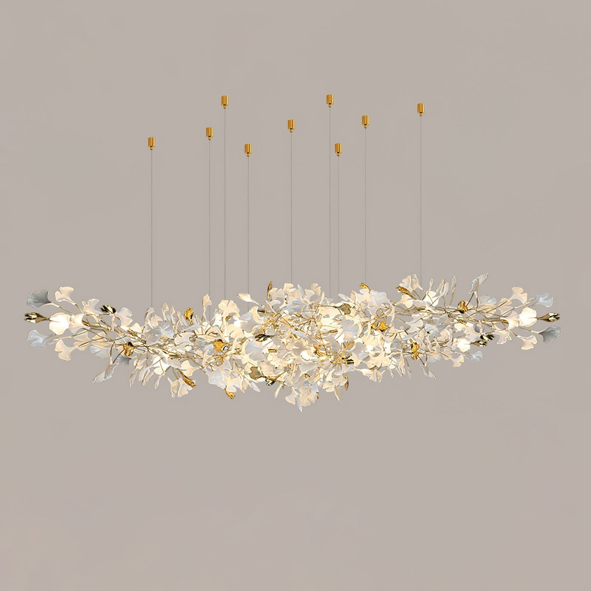 Gingko Ceramic Branch Chandelier Z - view 66