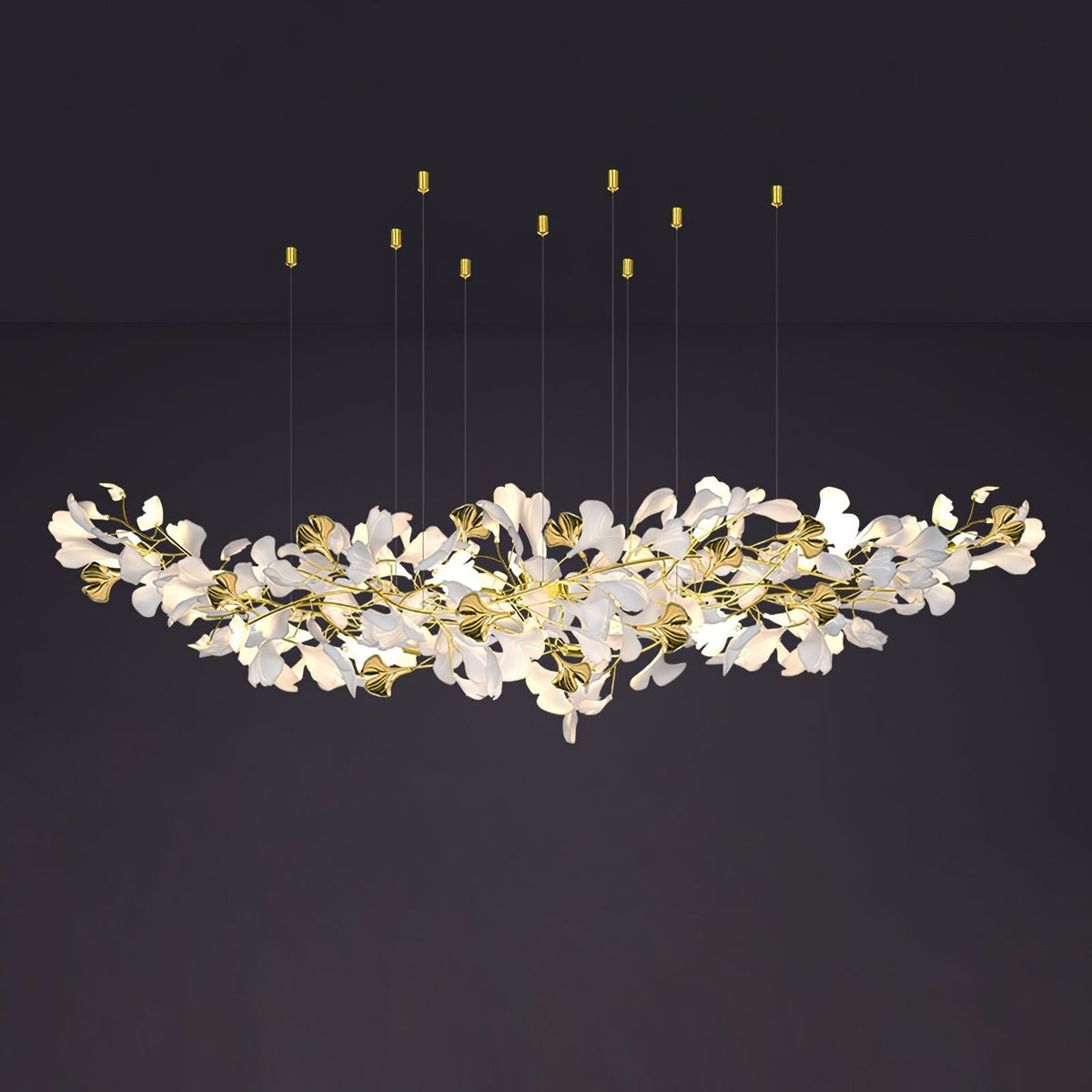 Gingko Ceramic Branch Chandelier Z - view 28