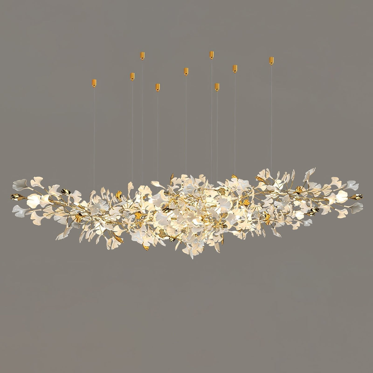 Gingko Ceramic Branch Chandelier Z - view 5