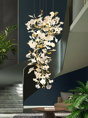 Gingko Ceramic Branch Chandelier Z - view 4