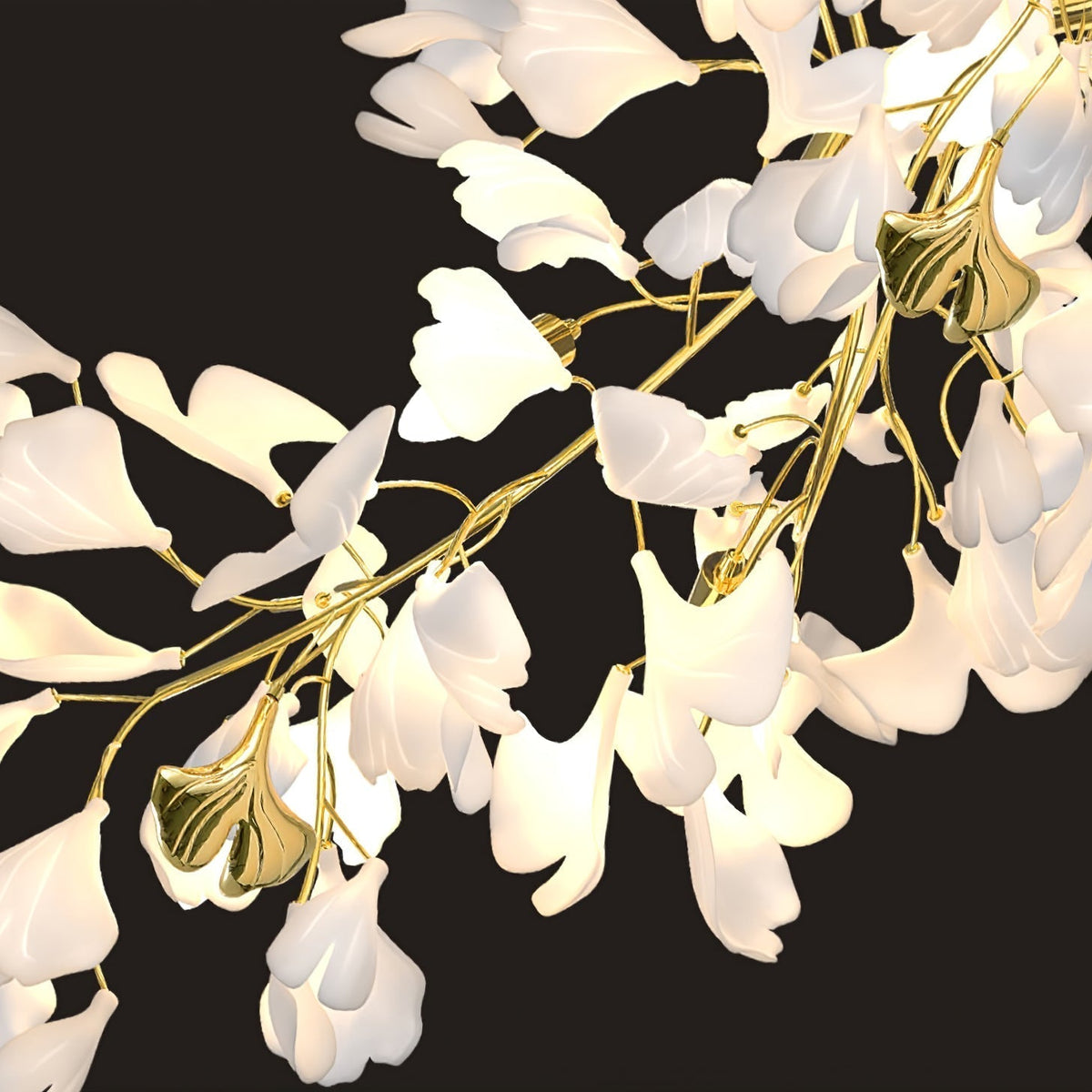 Gingko Ceramic Branch Chandelier Z - view 16