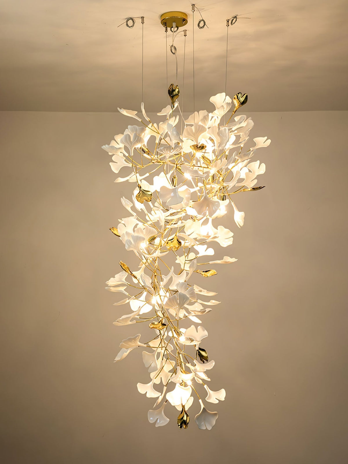 Gingko Ceramic Branch Chandelier Z - view 63