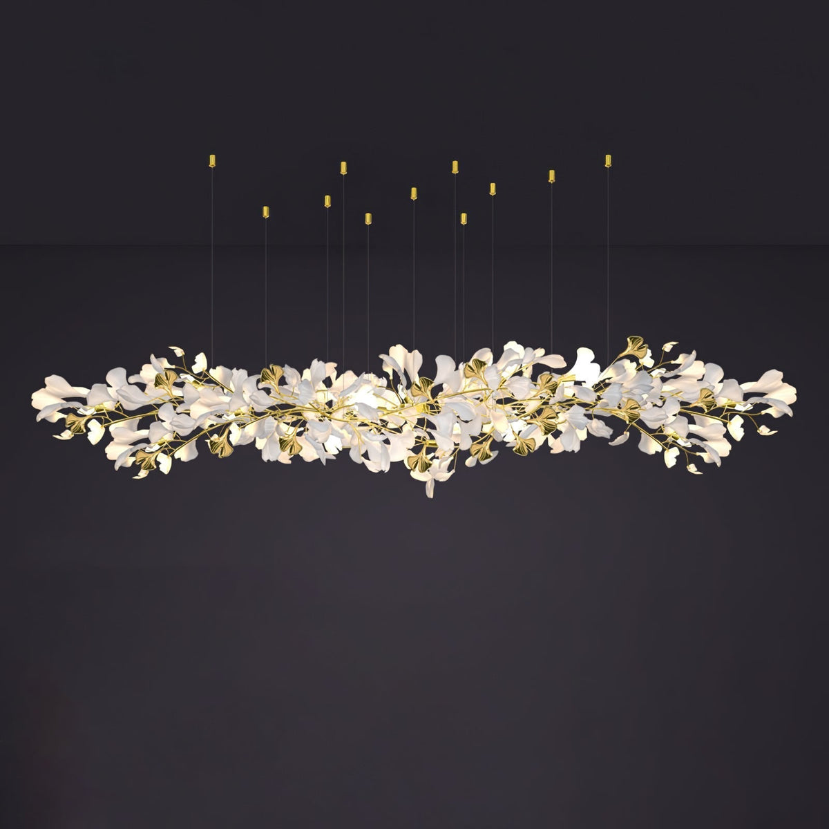 Gingko Ceramic Branch Chandelier Z - view 14