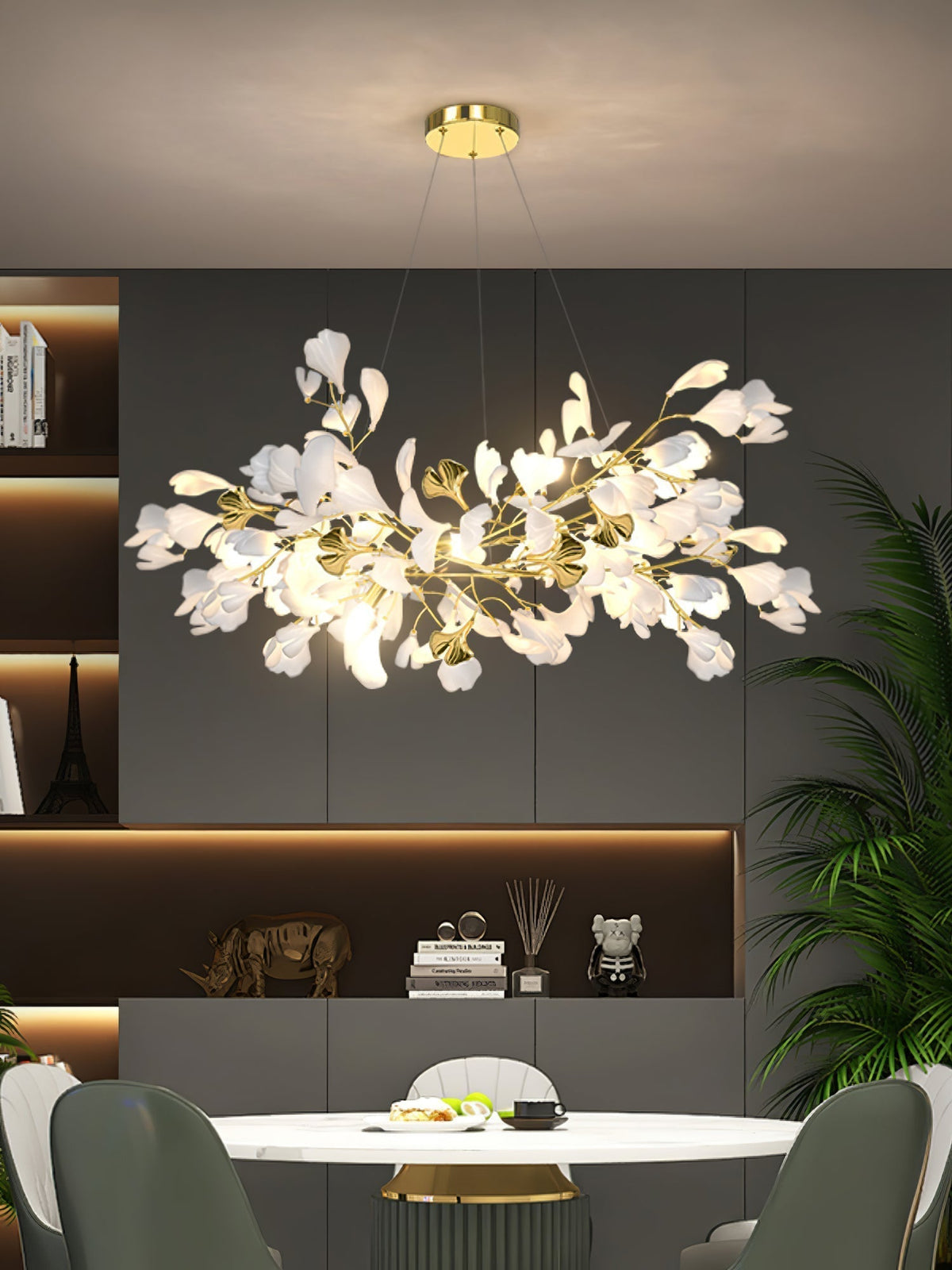 Gingko Ceramic Branch Chandelier Z - view 47