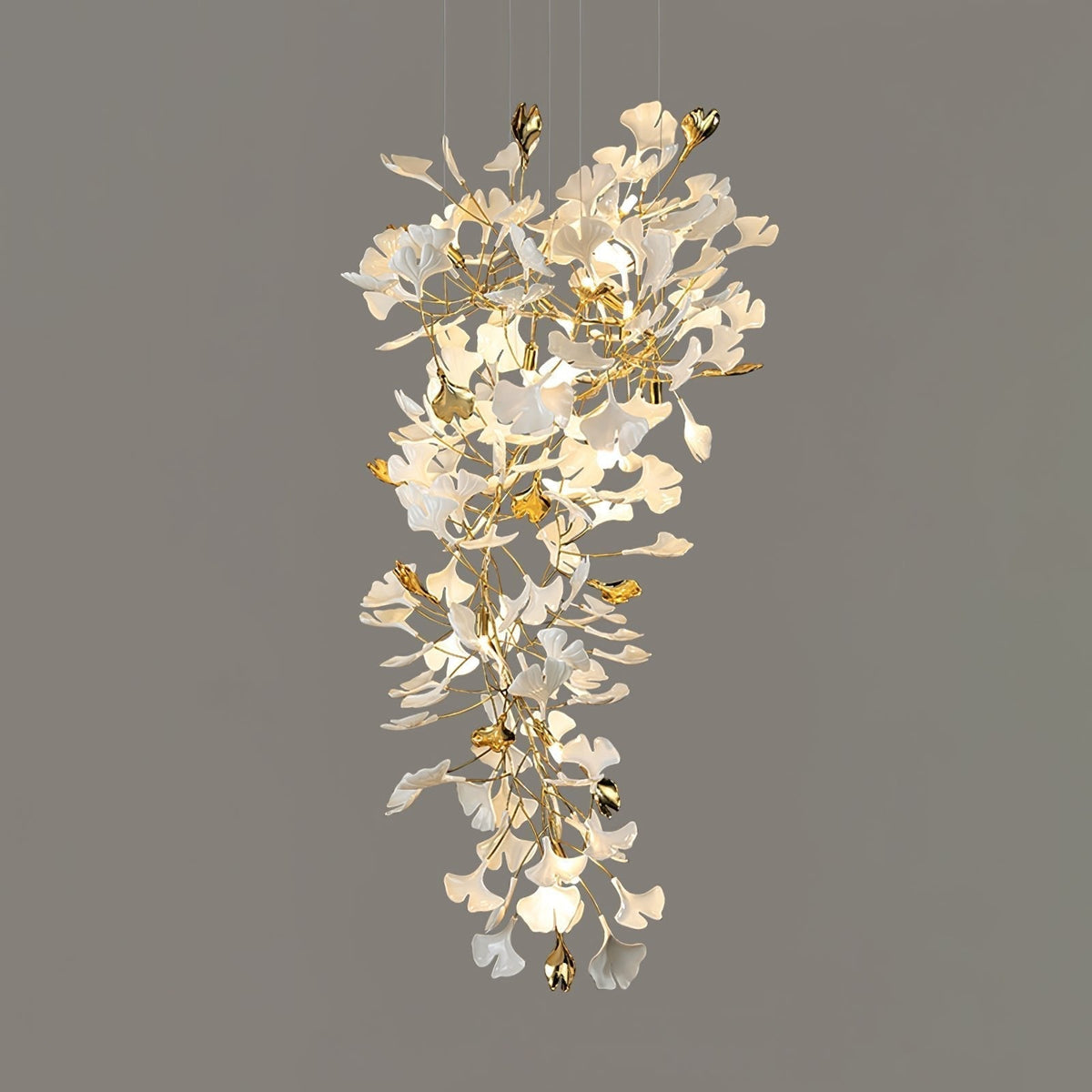 Gingko Ceramic Branch Chandelier Z - view 7