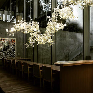 Gingko Ceramic Branch Chandelier C - view 14