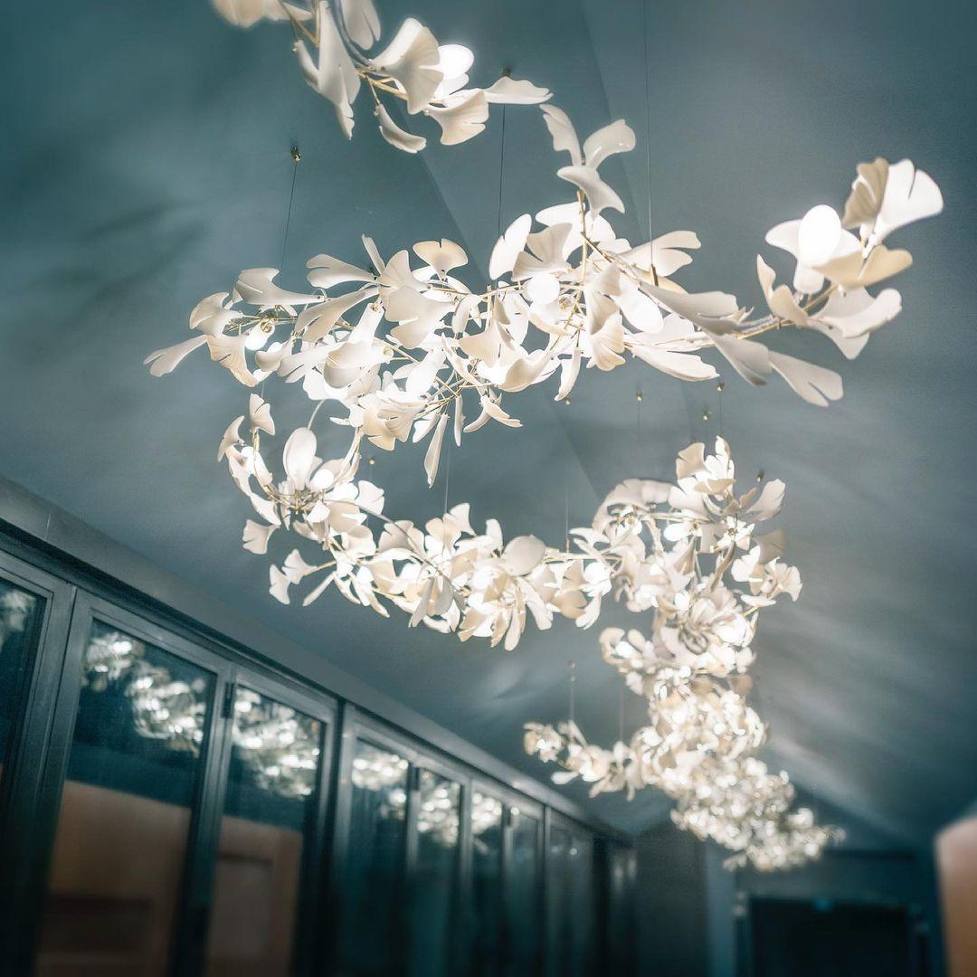 Gingko Ceramic Branch Chandelier C - view 27