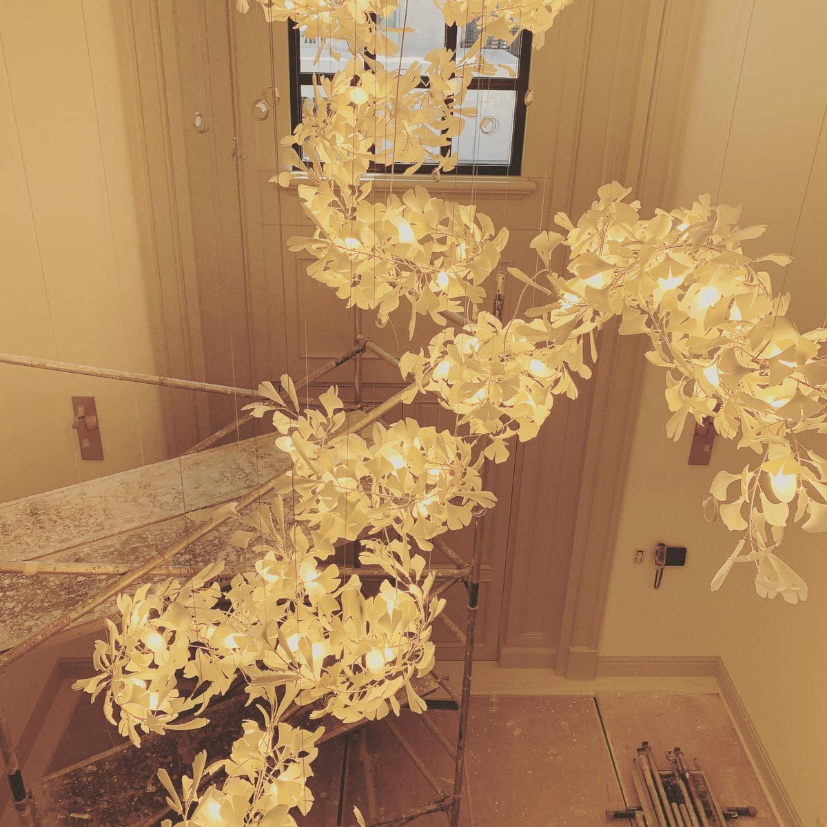 Gingko Ceramic Branch Chandelier C - view 31