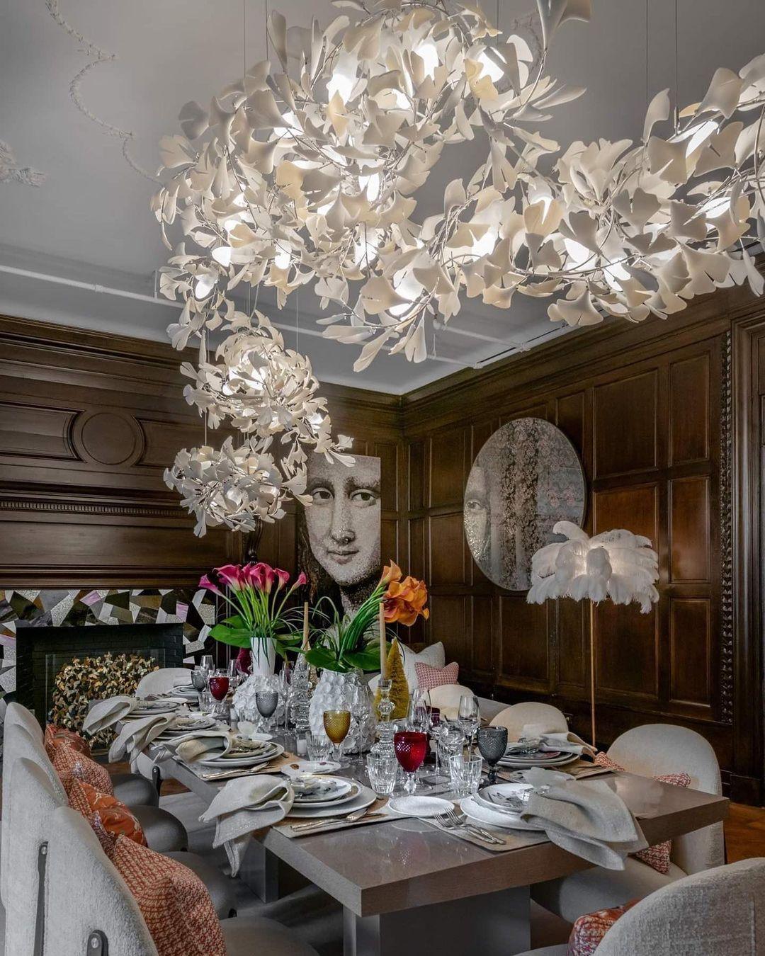 Gingko Ceramic Branch Chandelier C - view 40