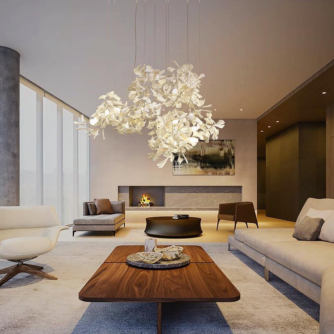 Gingko Ceramic Branch Chandelier C - view 12